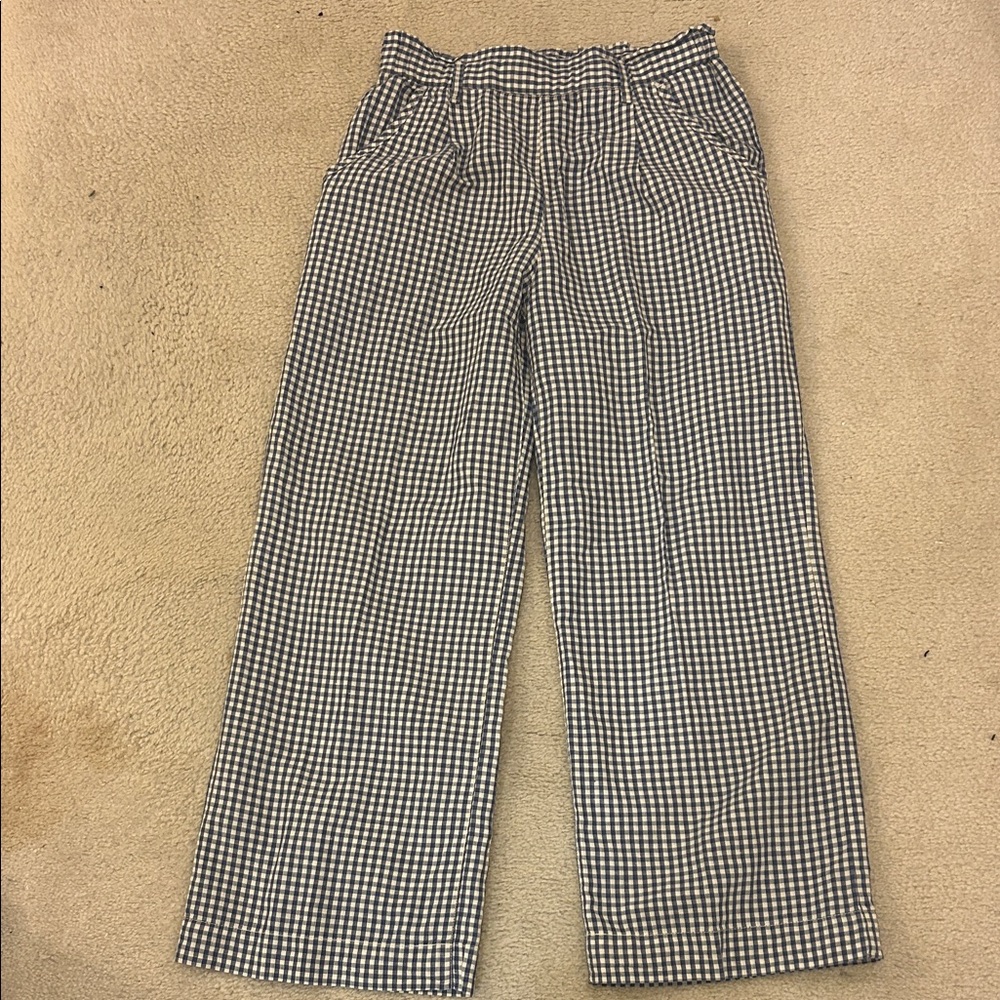 Uniqlo Monochrome Checkered Wide Leg Pants